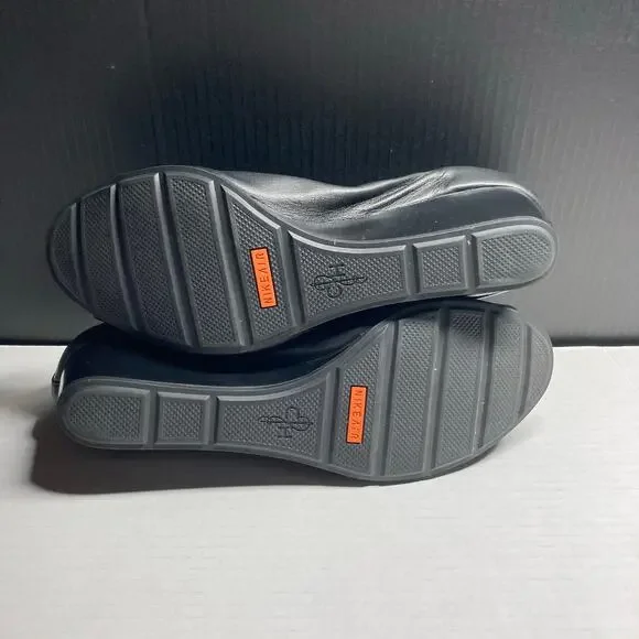 COLE HAAN Black Talia Leather Wedge 10 AA.  Great Used Condition - Picture 7 of 10